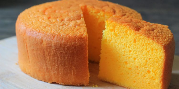 Bolo de laranja e iogurte