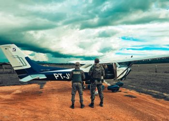 PF intercepta aeronave ligada a garimpo ilegal em Roraima
