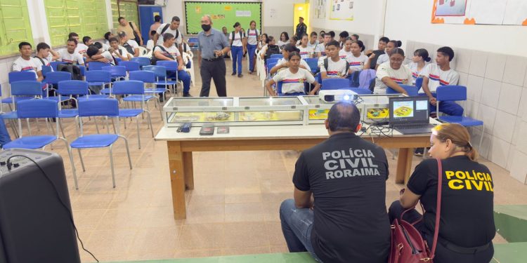 FORMAÇÃO CIDADÃ  Polícia Civil de Roraima realiza palestra sobre prevenção ao uso de drogas para estudantes do Ensino Médio