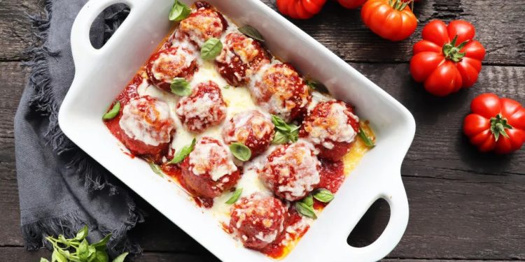 Tomates assados com queijo
