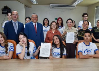 SESI-RR e ANAMATRA firmam parceria para levar Programa Trabalho, Justiça e Cidadania a estudantes da rede de ensino da instituição