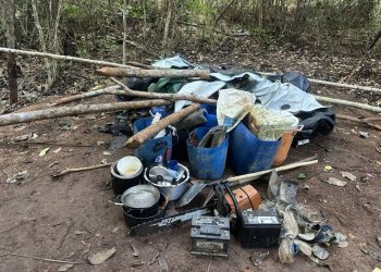 Comando Operacional Conjunto Catrimani II realiza patrulhamento fluvial e desarticula estruturas do garimpo ilegal na região do Mucuim  