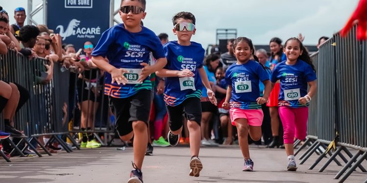 SESI Roraima segue com inscrições abertas para a Corridinha Kids no Dia do Trabalhador