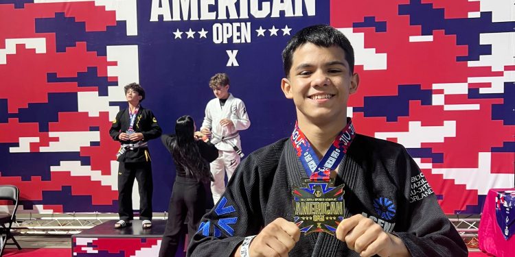 Roraimense do Pérola, João Prestes faz história no jiu-jitsu dos Estados Unidos