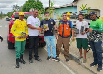 PREVENÇÃO A QUEIMADAS  Defesa Civil e Femarh realizam blitz educativa e distribuição de mudas em Alto Alegre