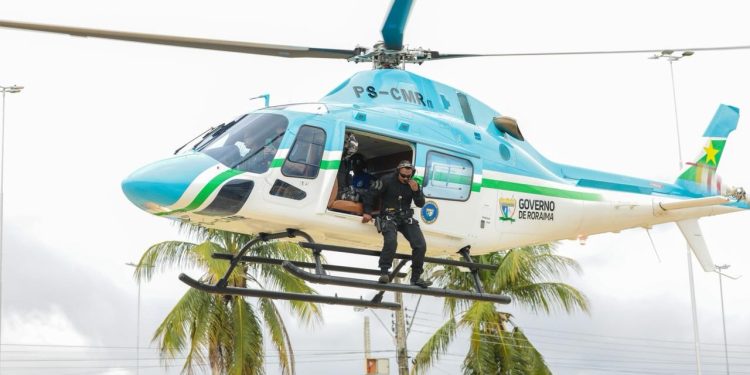OPERAÇÕES HELITÁTICAS  Governo de Roraima capacita guarda da presidência da Guiana em segurança institucional   