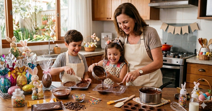 Economia na Páscoa: Divino Fogão apresenta guia prático de como preparar ovos de chocolate em casa