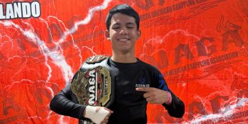 Casca-grossa de projeto social do Pérola, João Prestes conquista Cinturão do Naga, nos Estados Unidos