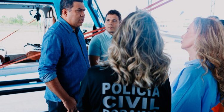 Governador transfere helicóptero da governadoria para atender demandas da saúde e segurança