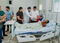 Em visita ao HGR, Sampaio anuncia ampliação de leitos e realização de cirurgias eletivas aos domingos