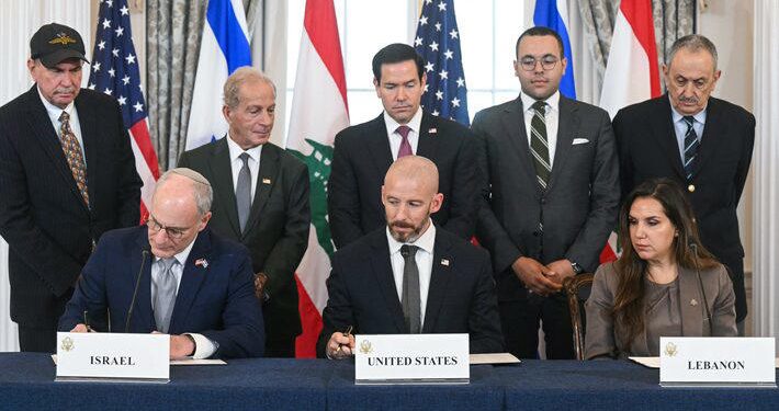 EUA, Israel e Líbano assinam acordo de paz trilateral