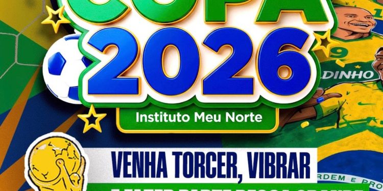 Rua da Copa 2026 promove evento com transmissão de Brasil x Marrocos e programação cultural em Boa Vista