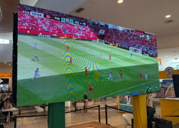 Pátio Roraima Shopping transmite gratuitamente em telões jogos do Brasil na Copa do Mundo 2026