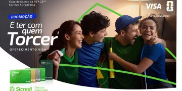 Sicredi e Visa realizam promoção para a Copa do Mundo da FIFA™