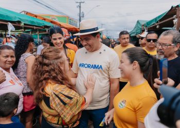 Soldado Sampaio e Tayla vão à Feira do Garimpeiro e se reúnem com taxistas em agenda de campanha neste domingo 
