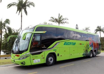 Eucatur estreia os primeiros ônibus rodoviários 6×2 de 15 metros do Brasil
